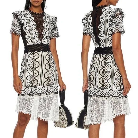 Sea New York Dresses & Skirts - Cap Sleeve Black Size 4 Cocktail Dress by Sea New York